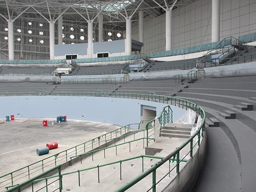 體育場看臺聚脲噴涂